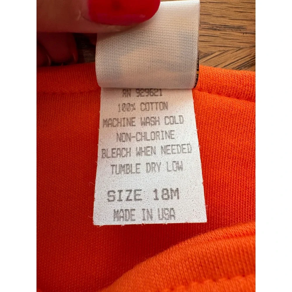Little King Clemson Tigers Baby Girls 18M Orange White Tank Top Bloomers Set